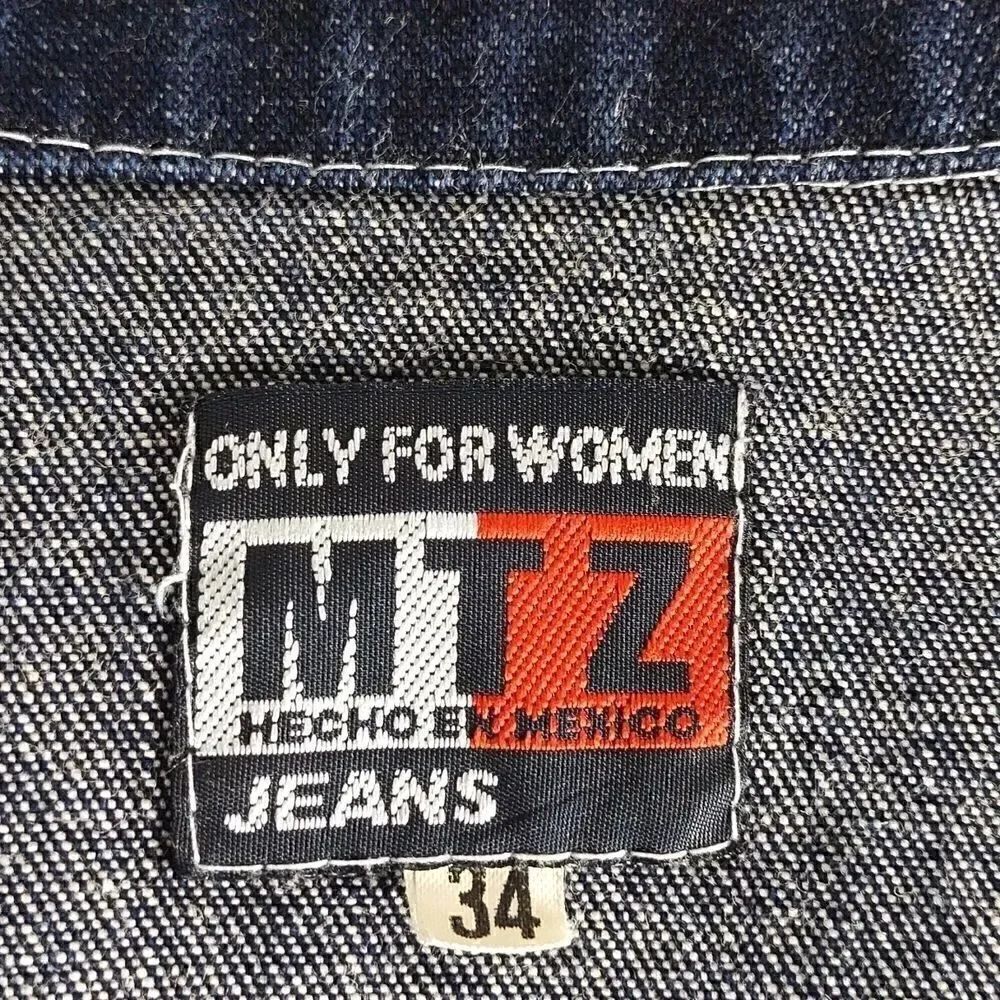 MTZ Distressed Blue Denim Cropped Jacket - Picture 7 of 8